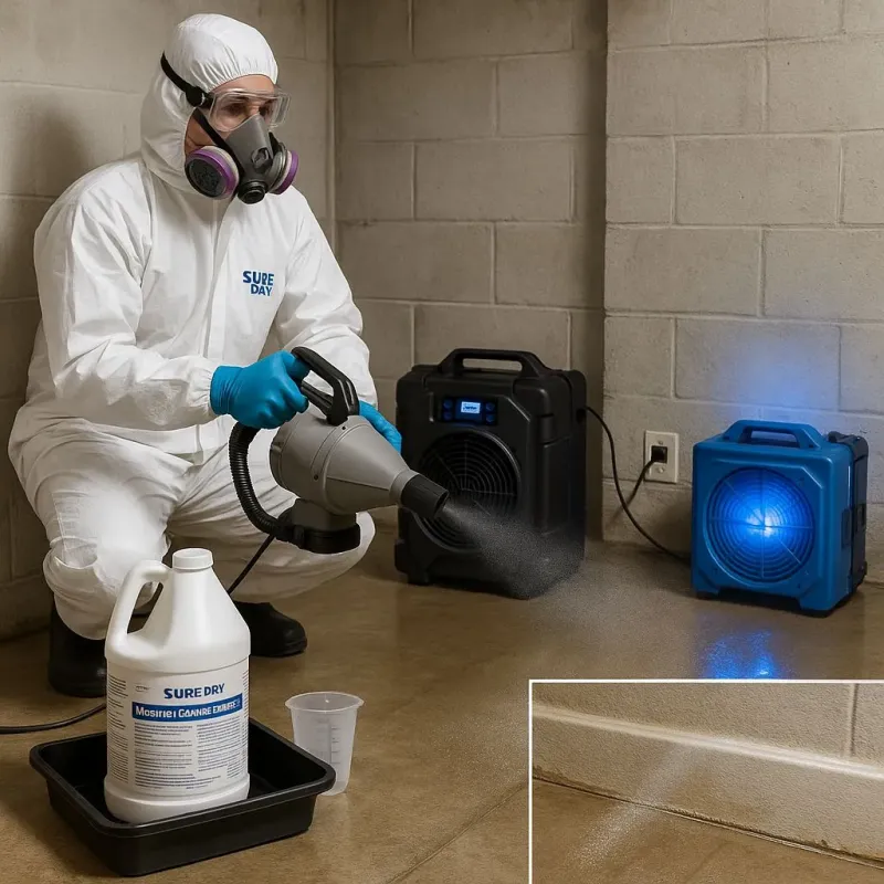 Sanitization and Odor Removal process in Tonka Bay, MN